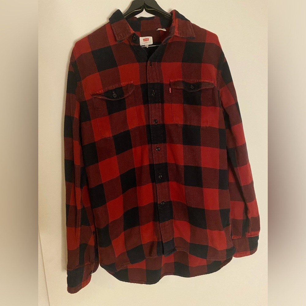 Levi’s Red Buffalo Plaid Flannel